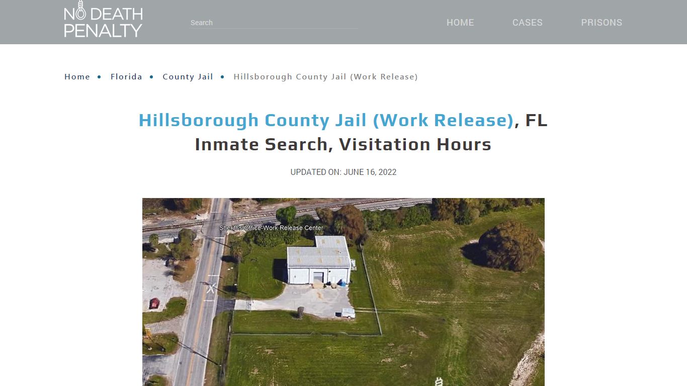 Hillsborough County Jail (Work Release), FL Inmate Search ...